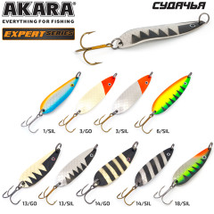 Блесна колеблющаяся Akara Expert Судачья 70 мм,17 гр