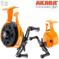 Катушка зимняя мультипликаторная Akara Tracker SX (60 мм), 3 ш.п.+1 р.п.