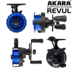 Катушка мультипликаторная Akara Revol, 4 ш.п.+ 1 р.п.