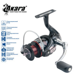 Катушка безынерционная Akara Fish Point FPF 1000, 4 ш.п.+ 1 р.п.