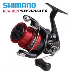 Катушка Shimano Sienna 2500FG, SN2500FG, 3 ш.п.+1 р.п.