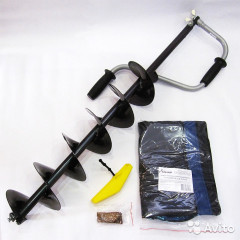 Ледобур "Торнадо-М2 130(R) (правое вращение) + чехол, диам. 130 мм