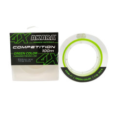 Плетёный шнур Akara Competition 100 м, зеленый