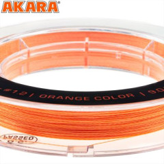 Плетёный шнур Akara Competition PRO Green 100 м, оранжевый