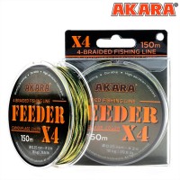 Плетёный шнур Akara Feeder X-4 150 м, комуфляж
