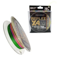 Плетёный шнур Akara Reflex Multicolor 200 м, многоцветный