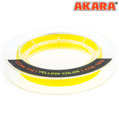 Плетёный шнур Akara Ultra Light X-4 100м,желтый