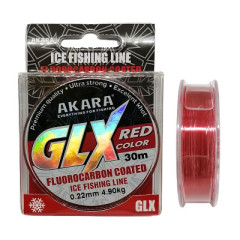 Леска Akara GLX ICE Red 30м, красная