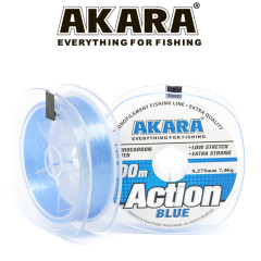 Леска Akara Action Blue 100 м, голубая