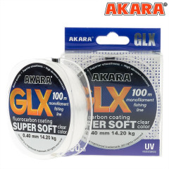 Леска Akara GLX Super Soft 100 м, прозрачная