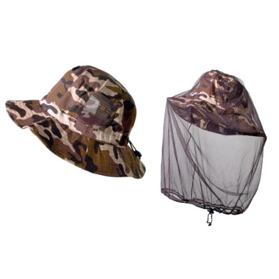 Накомарник Tagrider 10615 c удлинённой сеткой КМФ - фото, цена в Магазин товаров для рыбалки и туризма - Fishers.by