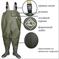 Полукомбинезон рыбацкий (забродный) Дюна-АСТ 153