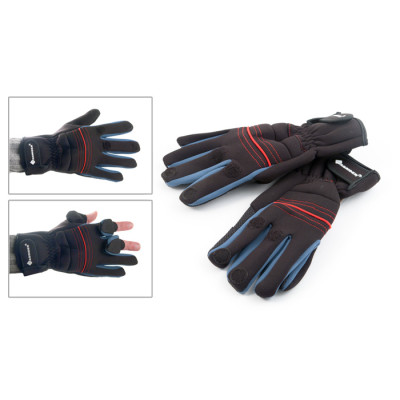 Перчатки TR 2102-4 неопреновые 3 откидных пальца - фото, цена в Магазин товаров для рыбалки и туризма - Fishers.by