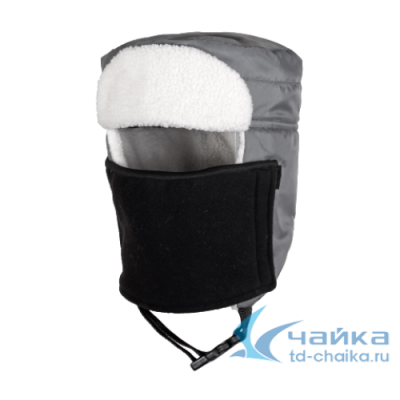 Шапка-ушанка Полюс серый (Чайка) - фото, цена в Магазин товаров для рыбалки и туризма - Fishers.by