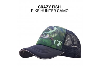 Кепка Crazy Fish Pike Hunter Camo