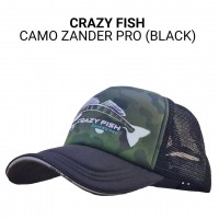 Кепка Crazy Fish Camo Zander Pro (black) 