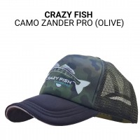 Кепка Crazy Fish Camo Zander Pro (olive) 
