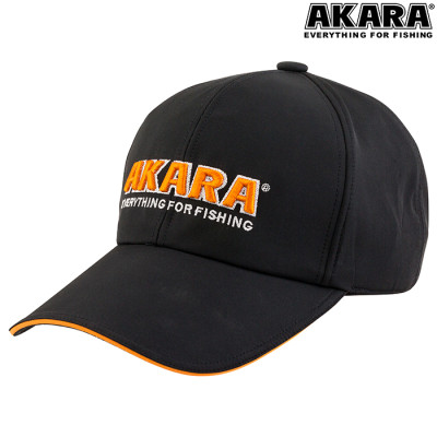 Кепка-бейсболка Akara черная водоотталкивающая - фото, цена в Магазин товаров для рыбалки и туризма - Fishers.by