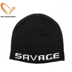 Шапка SAVAGE GEAR Logo Beanie One Size Black/White