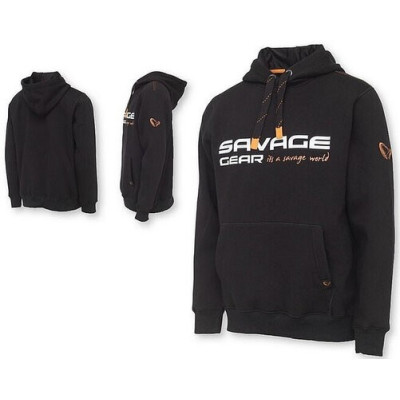 Худи Savage Gear Cosmo Hoodie Black Ink - фото, цена в Магазин товаров для рыбалки и туризма - Fishers.by