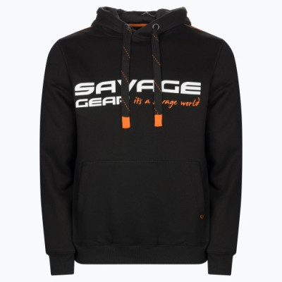 Худи Savage Gear Cosmo Hoodie Black Ink - фото, цена в Магазин товаров для рыбалки и туризма - Fishers.by