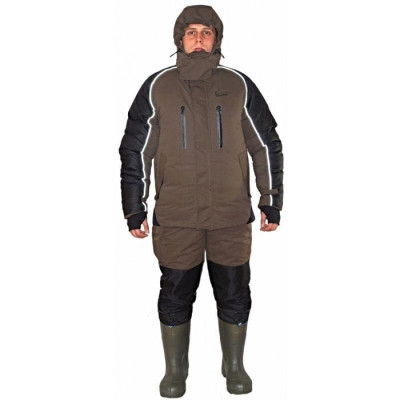 Костюм зимний WORGEN (Элементаль) мембрана 5000 (-40С), цвет коричневый - фото, цена в Магазин товаров для рыбалки и туризма - Fishers.by