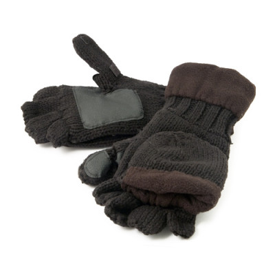 Рукавицы-перчатки TR 1064 с обрезанными пальцами вязанные с флисом - фото, цена в Магазин товаров для рыбалки и туризма - Fishers.by