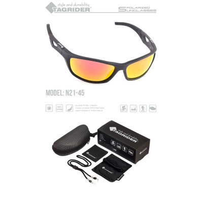 Очки поляризационные Tagrider в чехле N21 - фото, цена в Магазин товаров для рыбалки и туризма - Fishers.by