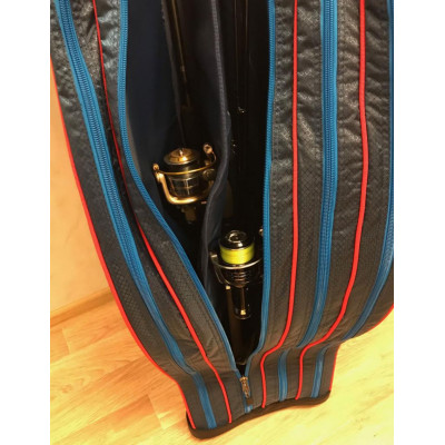 Чехол под 4+4 удилища Волжанка Pro Sport 180см (4х180см+4х160см) - фото, цена в Магазин товаров для рыбалки и туризма - Fishers.by