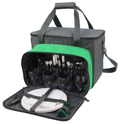 Сумка-холодильник с набором посуды, для напитков тм Арктика, арт. 4200-4 с рисунком - фото, цена в Магазин товаров для рыбалки и туризма - Fishers.by