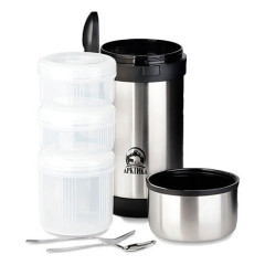 Термос вакуумный, бытовой, с 3-мя контейнерами тм "Арктика", 1500 мл, арт. 403-1500 403-1500