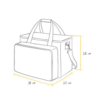 Сумка-холодильник с набором посуды, для напитков тм Арктика, арт. 4200-4 с рисунком - фото, цена в Магазин товаров для рыбалки и туризма - Fishers.by