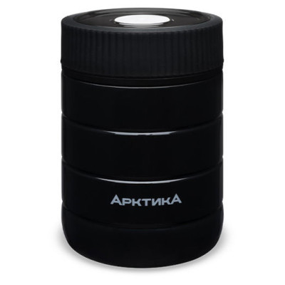 Термос для еды вакуумный, бытовой, тм «Арктика», 0.48 л, арт. 307-480 (чёрный) 307-480 - фото, цена в Магазин товаров для рыбалки и туризма - Fishers.by