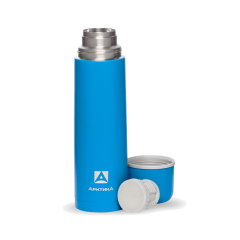 Термос бытовой вакуумный (для напитков), тм "Арктика", 500 мл, арт. 102-500 (зеленый, пластиковое напыление)