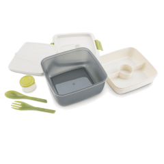 Ланчбокс тм "Арктика", 1600 МЛ, арт. 030-1600, серый/зелёный