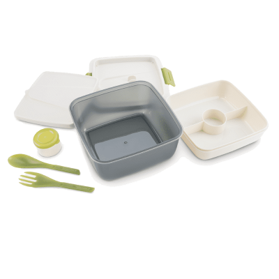 Ланчбокс тм Арктика, 1600 МЛ, арт. 030-1600, серый/зелёный - фото, цена в Магазин товаров для рыбалки и туризма - Fishers.by