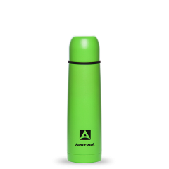 Термос бытовой вакуумный (для напитков), тм "Арктика", 500 мл, арт. 102-500 (зеленый, пластиковое напыление)