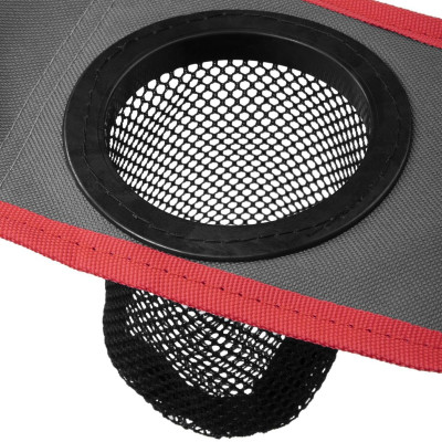 Кресло Nisus складное серый/красный без чехла N-96806H-GR-1 - фото, цена в Магазин товаров для рыбалки и туризма - Fishers.by