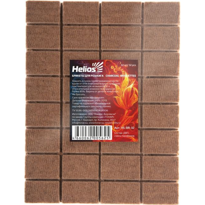 Брикеты для розжига 32 шт Helios (HS-BR-32) - фото, цена в Магазин товаров для рыбалки и туризма - Fishers.by