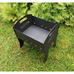 Мангал "Турист бюджет мини" разборный, 35x30x38 см/толщина 1.5 мм