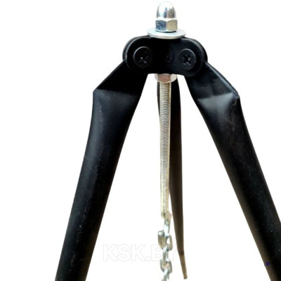 Тренога для костра неразборная в чехле (нагрузка до 32кг) - фото, цена в Магазин товаров для рыбалки и туризма - Fishers.by