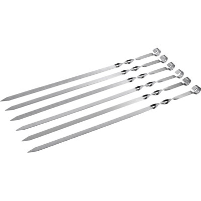 Набор плоских шампуров Лайт 6 шт в блистере Helios HS-NH UI600C-6 - фото, цена в Магазин товаров для рыбалки и туризма - Fishers.by