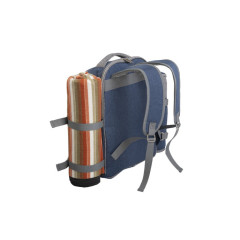 Набор для пикника Helios на 4 персоны синий/серый HS-904