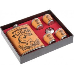 Набор Лучший рыбак (фляжка 270 мл + 4 стопки) GT-TZ95