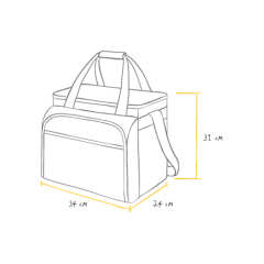 Набор для пикника, тм "Арктика", арт. 4100-3, синий