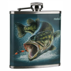 Фляжка Рыба 210мл Helios (HS-F-F-A20-1)