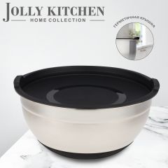 Миска Jolly Kitchen с черной крышкой, 1.4 л