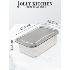 Контейнер Jolly Kitchen 6 л, с крышкой, 35,5x25,5x11,5 см