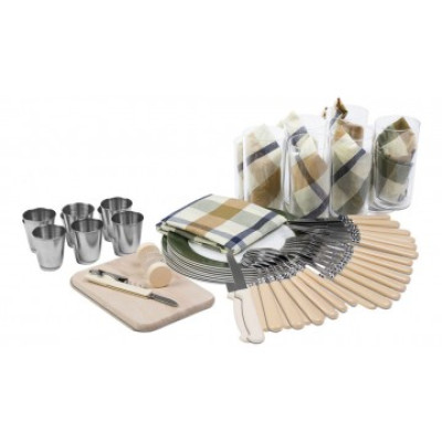 Набор для пикника на 6 персон со стаканами Nisus - фото, цена в Магазин товаров для рыбалки и туризма - Fishers.by