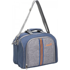 Набор для пикника на 4 персоны синий/серый HS-425S-(4)BG Helios